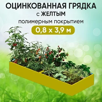 Грядка желтая (0,8 х 3,9)